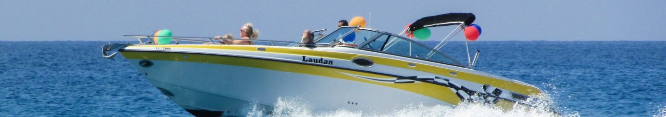 a speedboat